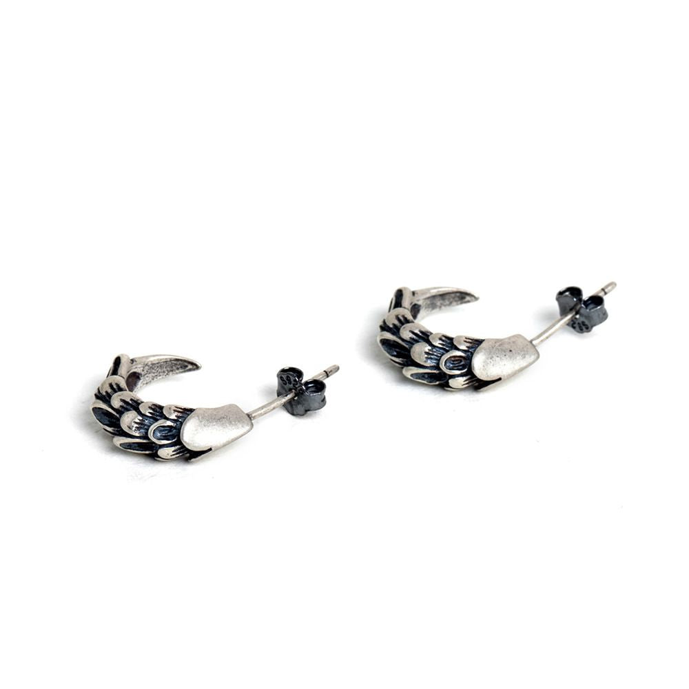 Fashionable Masculinity Trendy Silver Ear Nail
