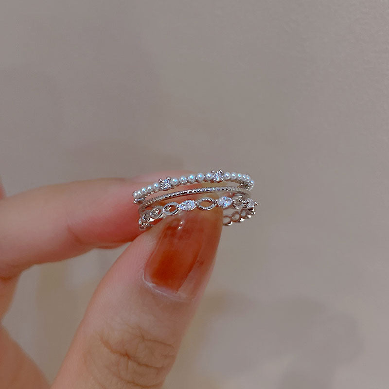 Light Luxury Zircon Retro Intersection