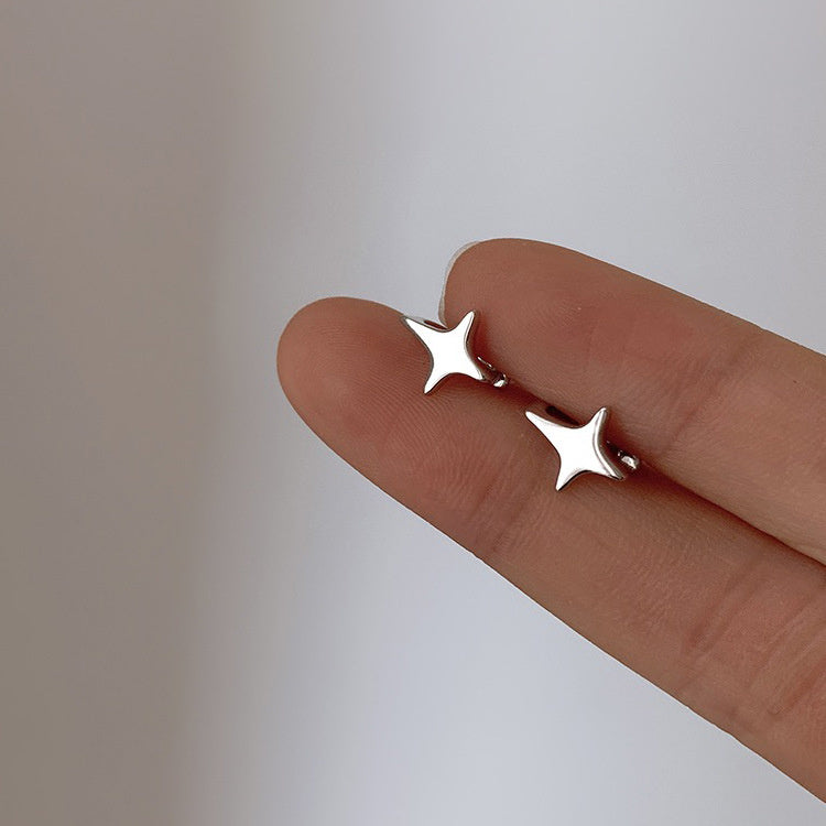 Minimalist Cold Wind Star Awn Metal Ear Bone Clip Female