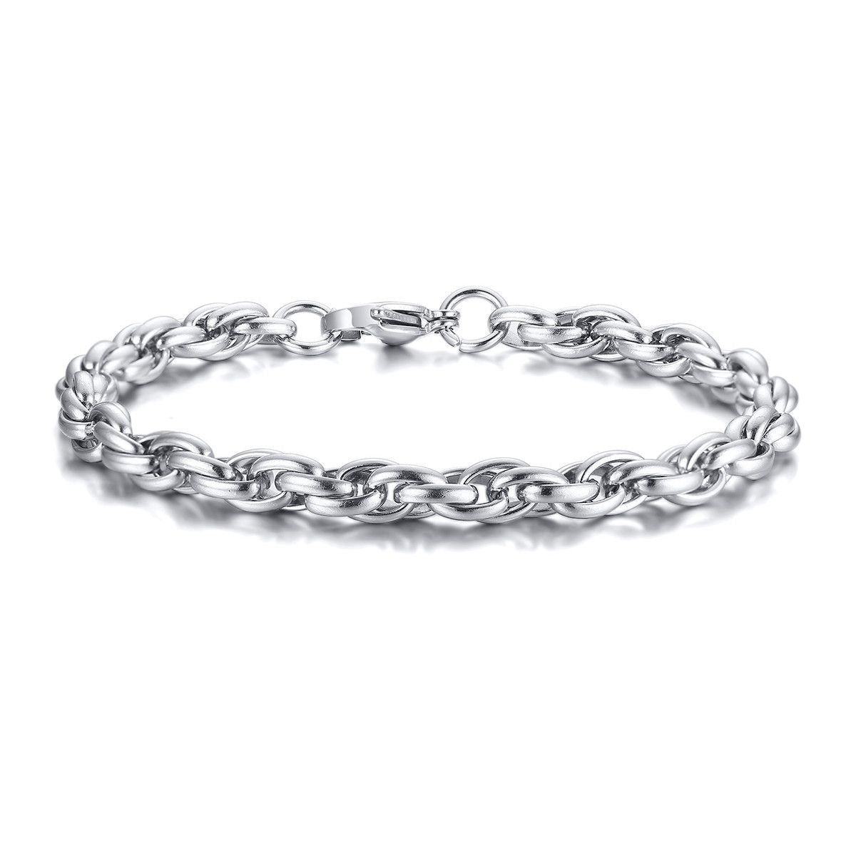 Men's Simple Personality Stainless Steel Trendy Brand Bracelet