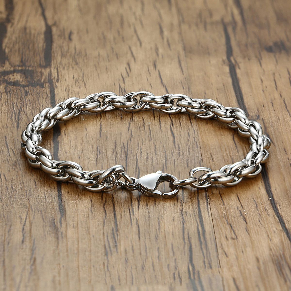 Men's Simple Personality Stainless Steel Trendy Brand Bracelet