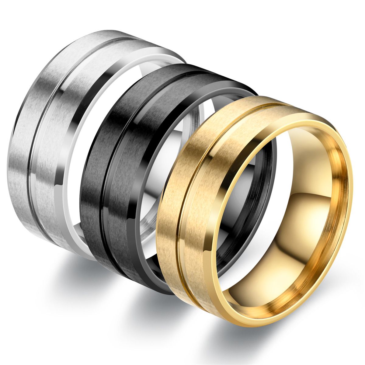 Matte Men's Stainless Steel Ring