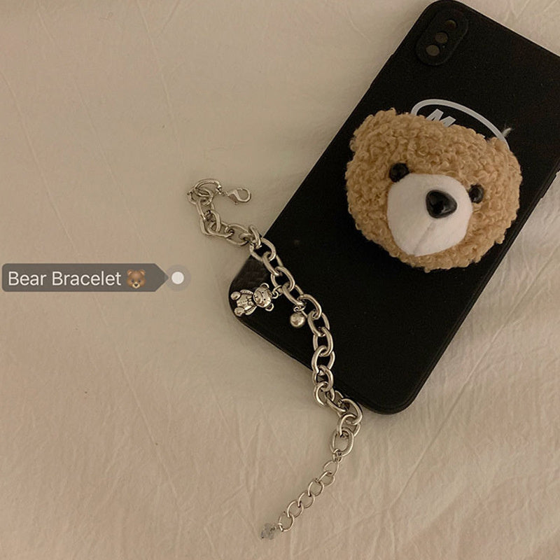 Bracelet Female Hand Jewelry Bear Bracelet Alloy Metal