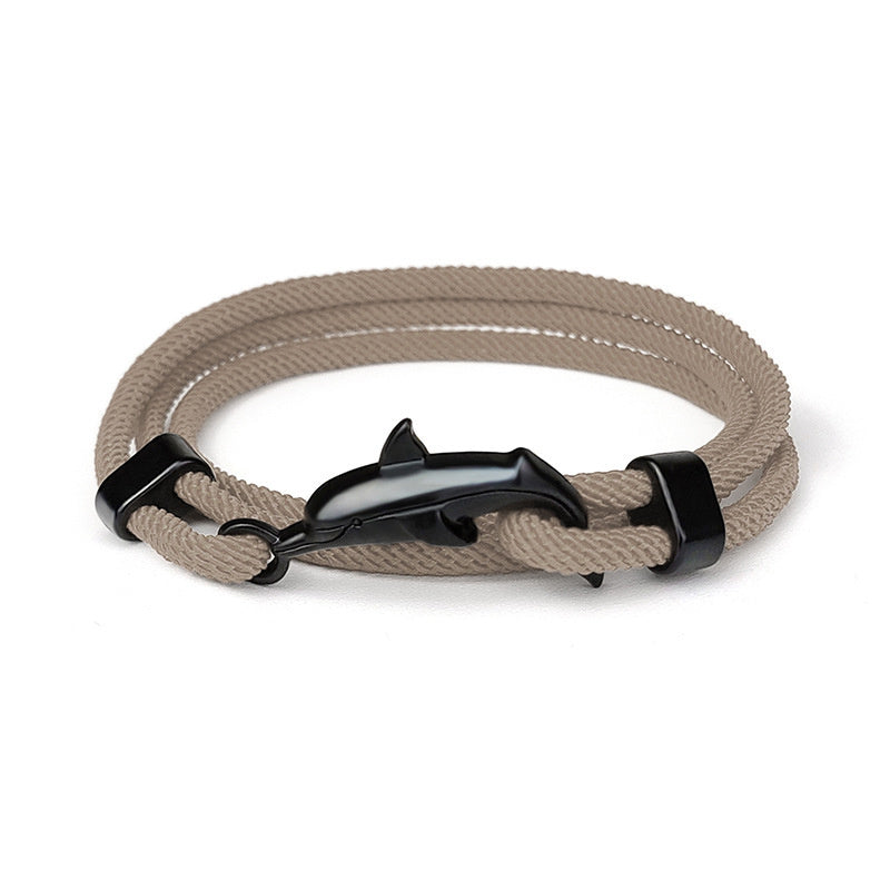 Ocean Series Dolphin Alloy Bracelet
