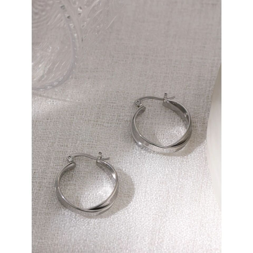 Fashion Double Ring Earring Female Ornament