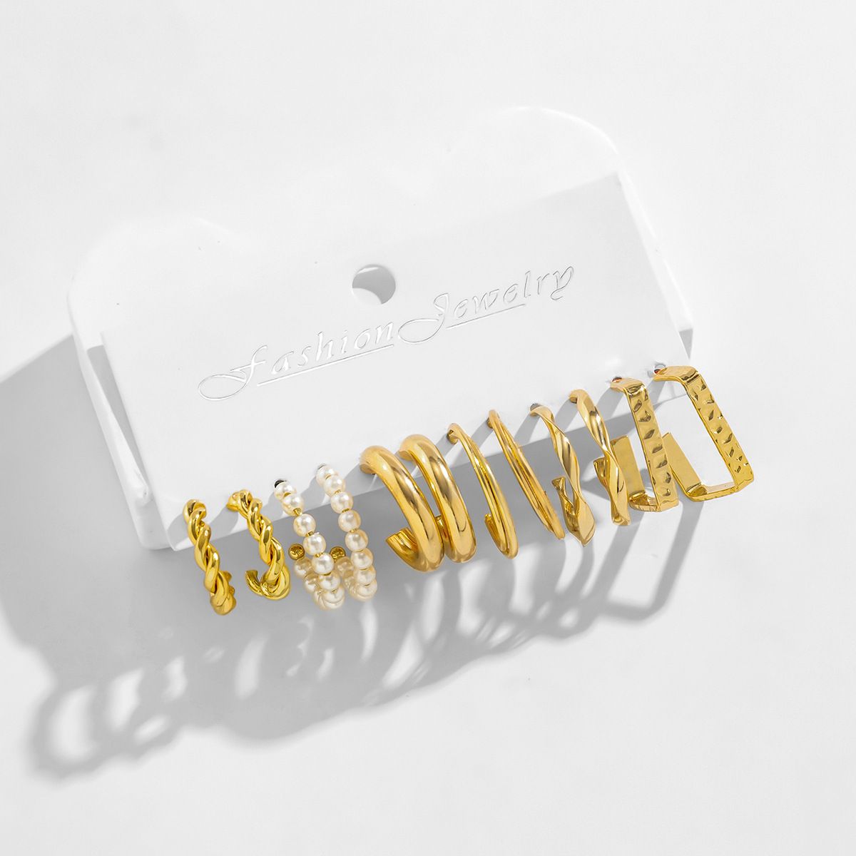 Vintage Versatile Earring Metallic Suit