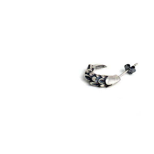 Fashionable Masculinity Trendy Silver Ear Nail