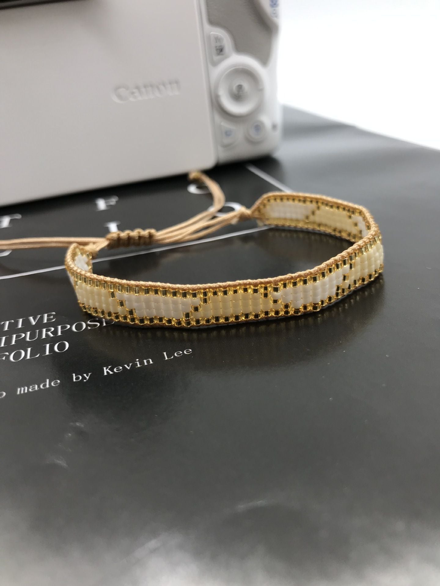 New Fashion Simple Bohemian Miyuki Bead Handmade Woven Geometric Bracelet