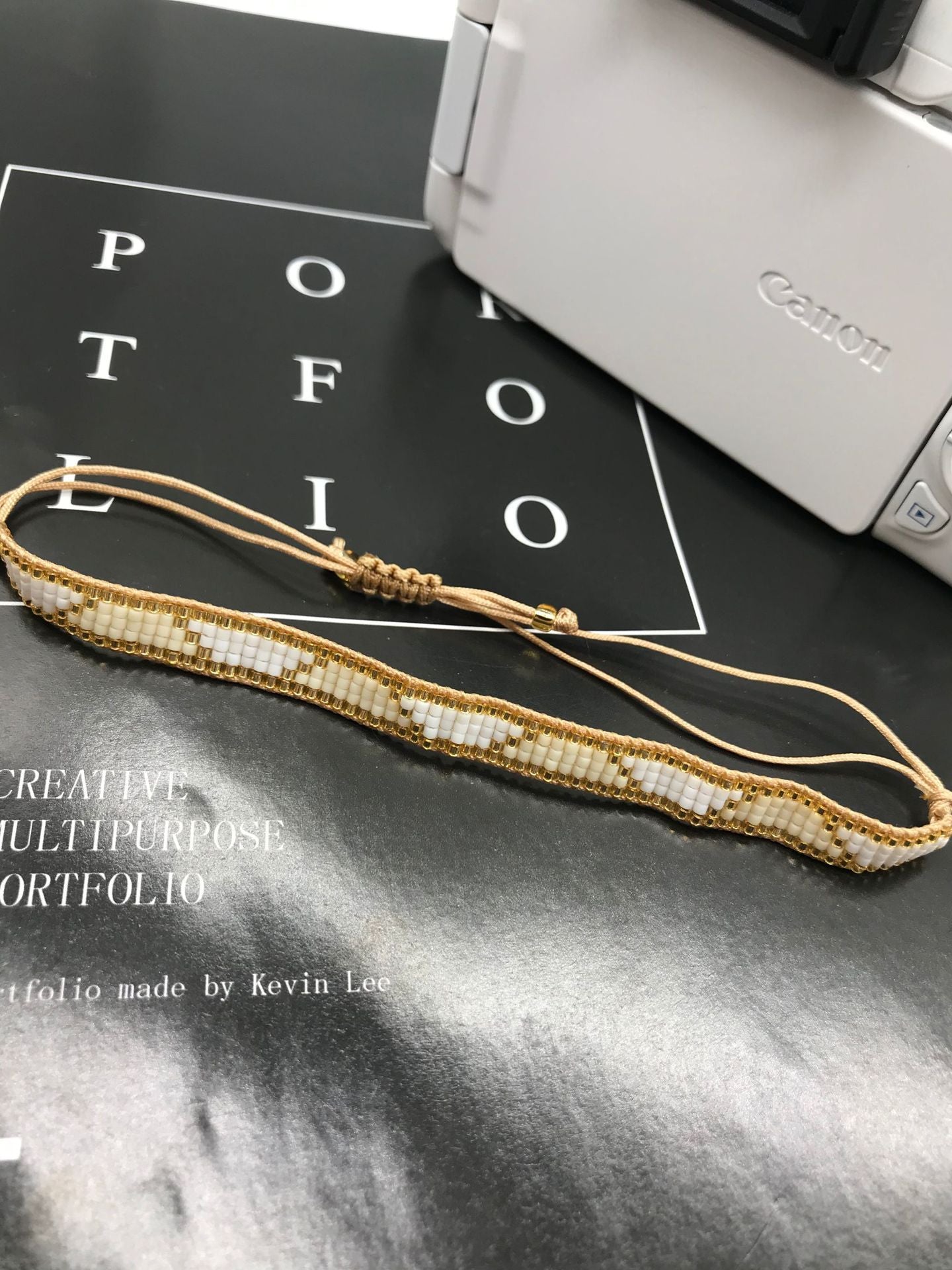New Fashion Simple Bohemian Miyuki Bead Handmade Woven Geometric Bracelet
