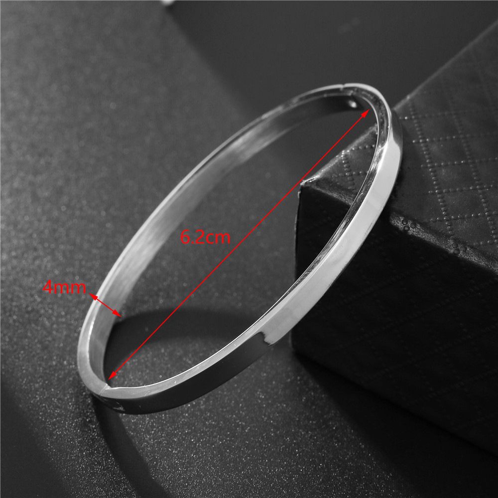 European And American Simple Couple Stainless Steel Anti-fading Bracelet
