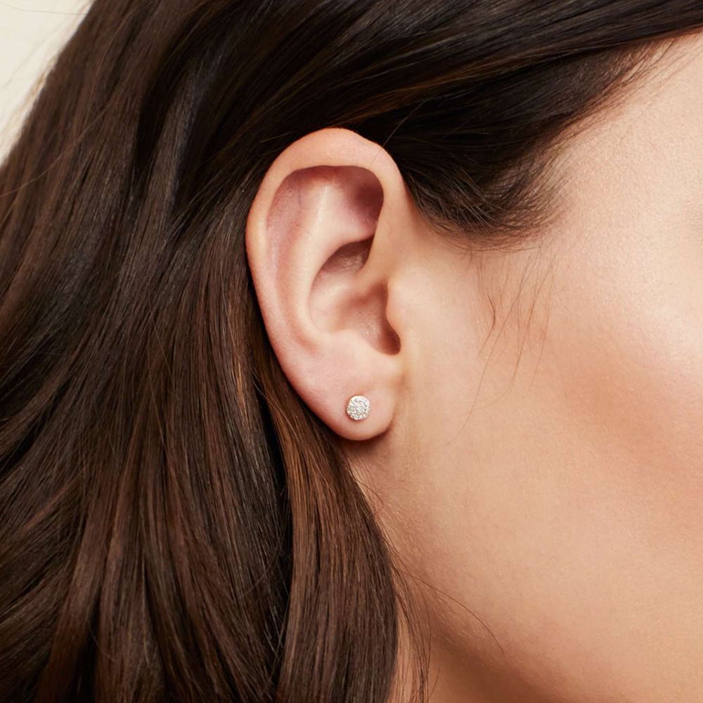 Women's Simple Stainless Steel Small Earrings