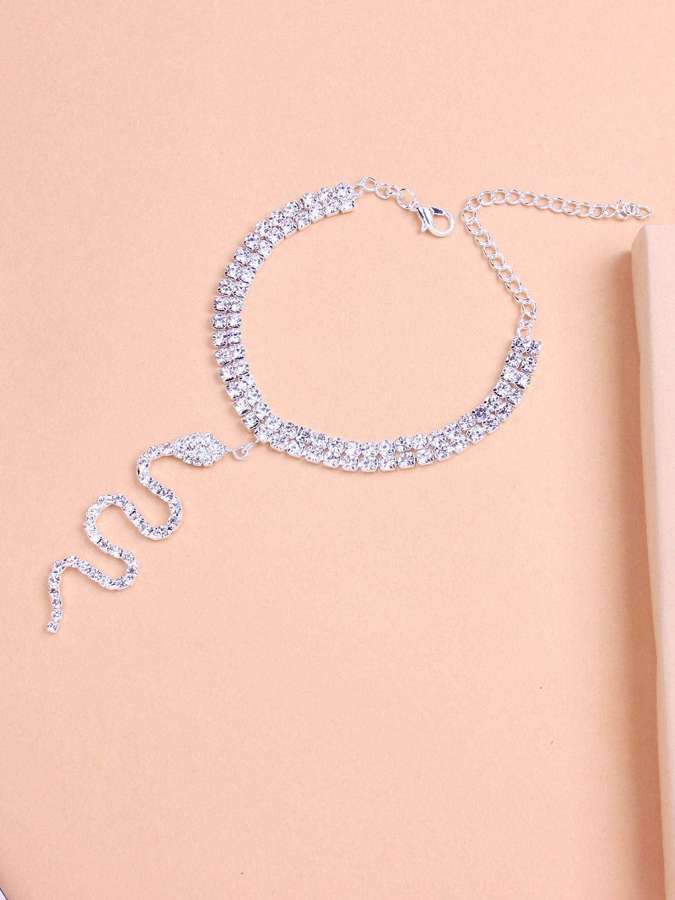 European And American Fashion Full Diamond Double Layer Feet Chain