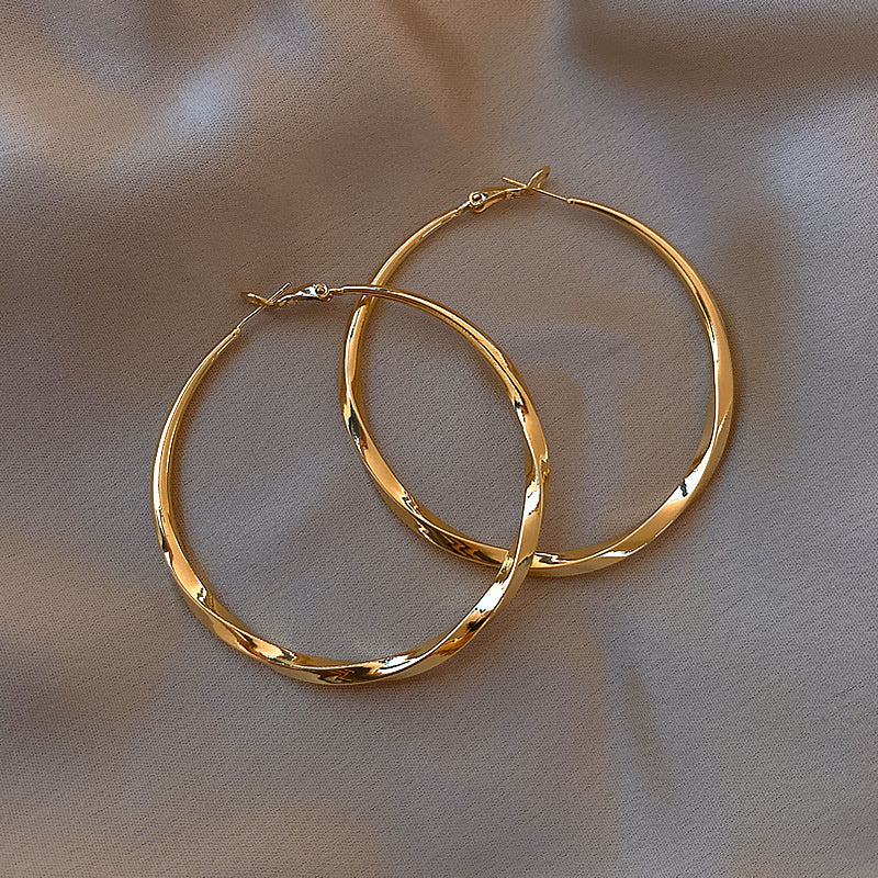 New Simple Ins Cold Wind Earrings Female