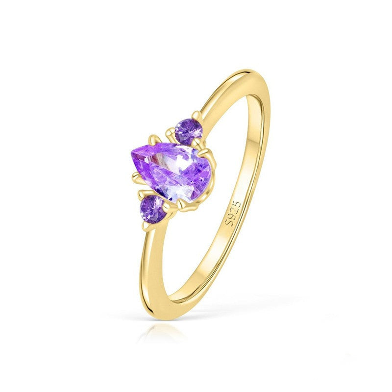 Women's Diamond Diamond Crystal Ring