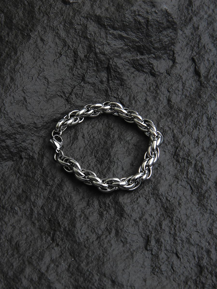 Titanium Steel Non-fading Silver Bracelet