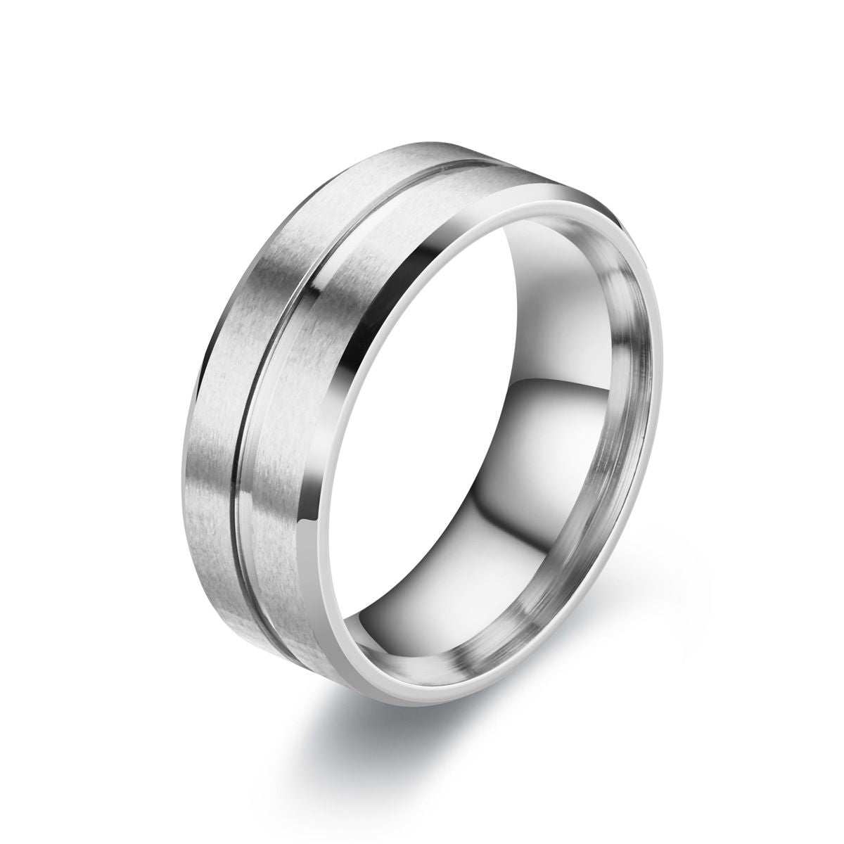 Matte Men's Stainless Steel Ring