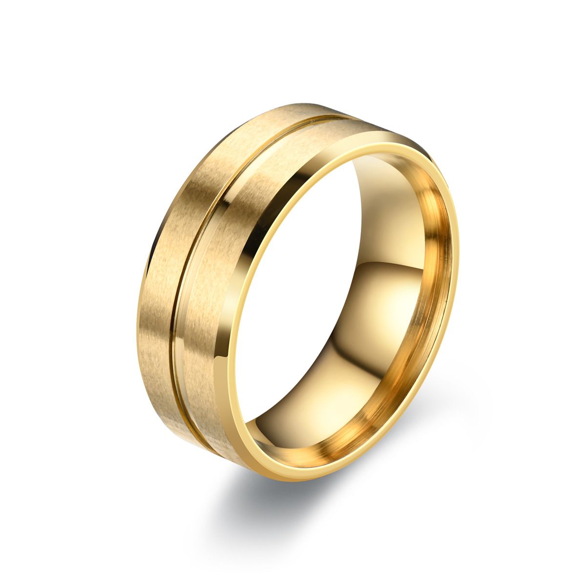 Matte Men's Stainless Steel Ring