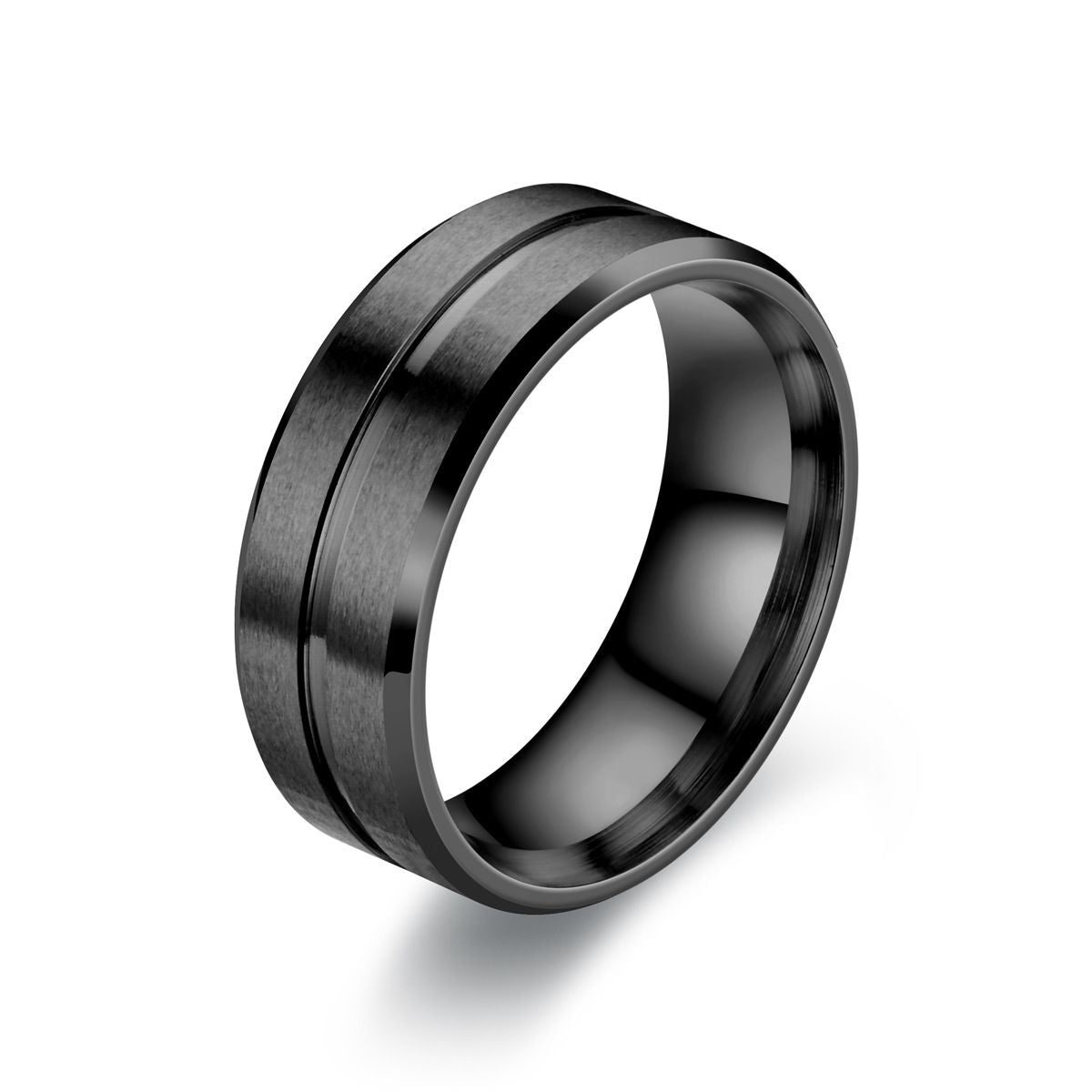 Matte Men's Stainless Steel Ring