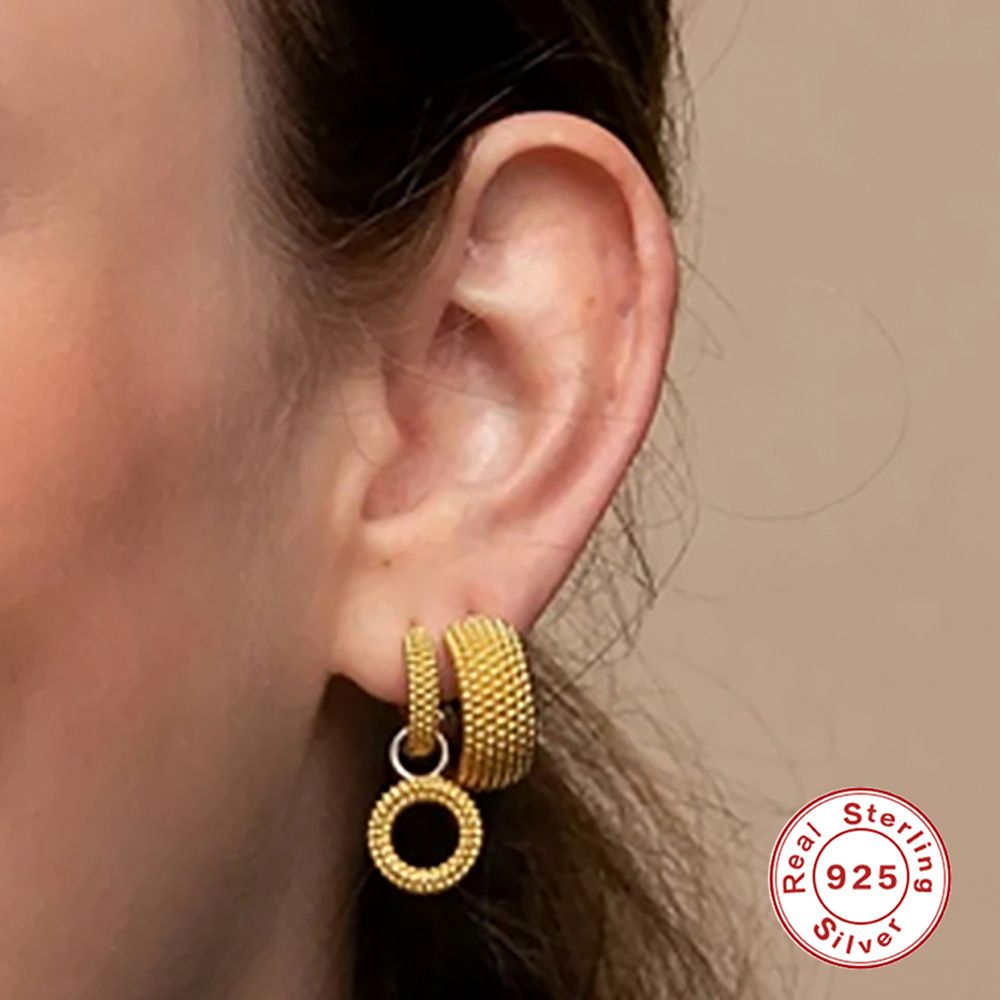 Sterling Silver Classic Dot Earrings