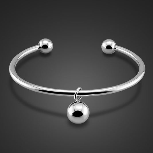 Stylish And Simple Platinum Plated Bracelet For Women