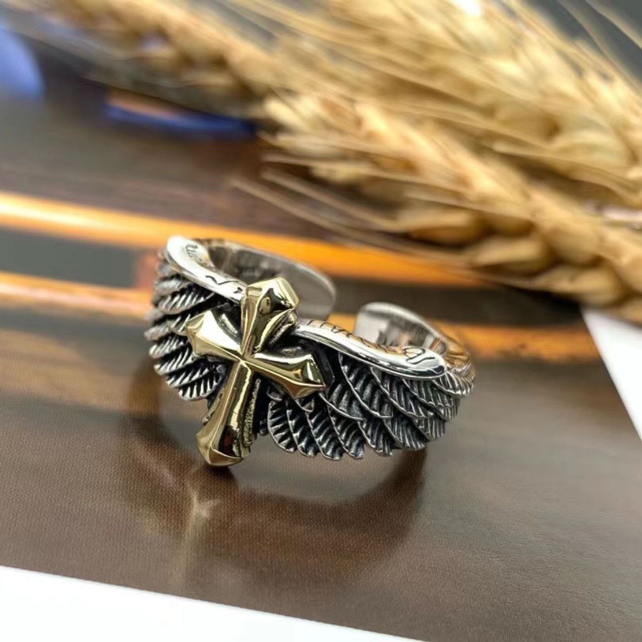 Men's Hip Hop Style Trendy Retro Temperament Ring