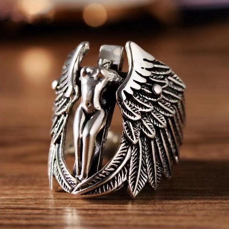 Men's Hip Hop Style Trendy Retro Temperament Ring
