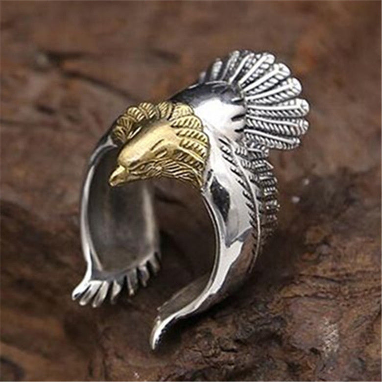 Men's Hip Hop Style Trendy Retro Temperament Ring