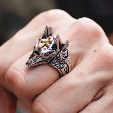 Men's Hip Hop Style Trendy Retro Temperament Ring