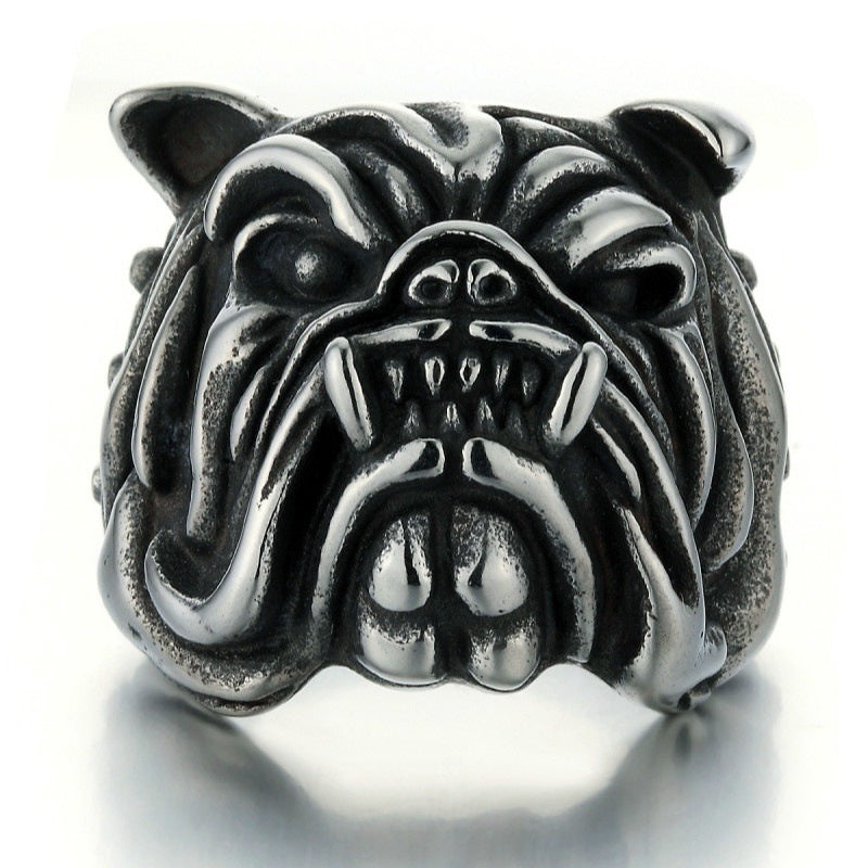 Men's Hip Hop Style Trendy Retro Temperament Ring