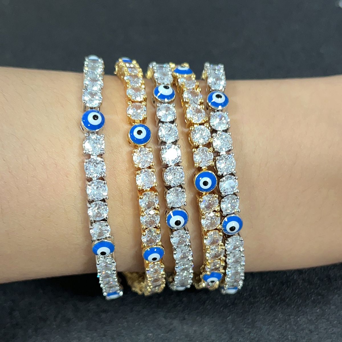 New Versatile Diamond Zircon Bracelet